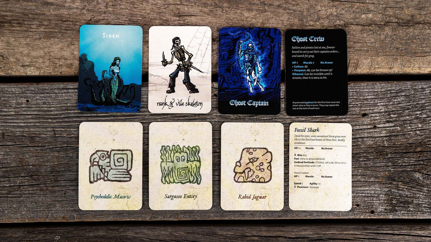 PIRATE BORG Reference Cards