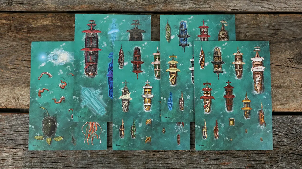 Punch-Out Naval Combat Token Pack