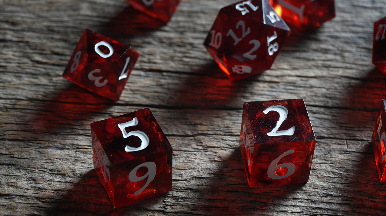 Resin Dice - No Quarter 12pc