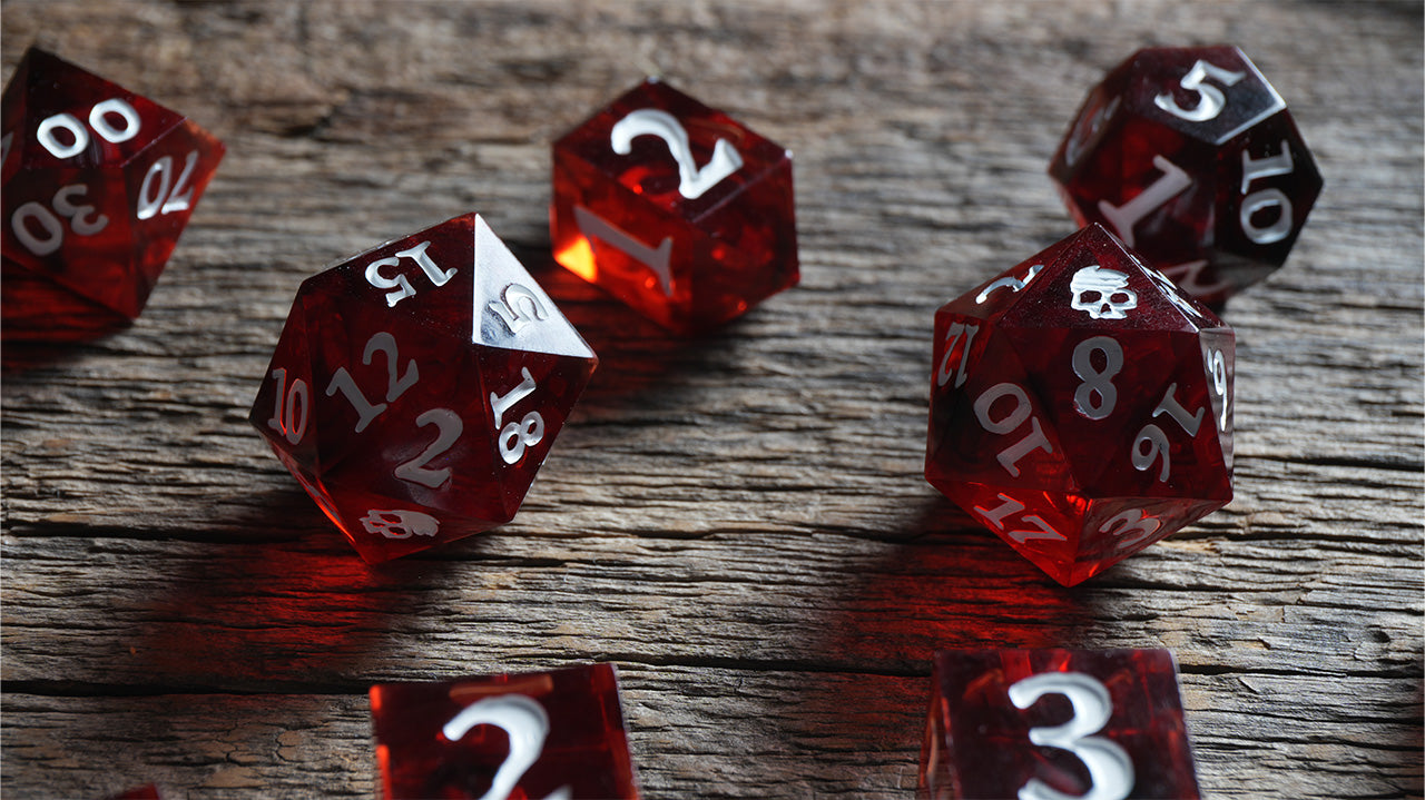 Resin Dice - No Quarter 12pc