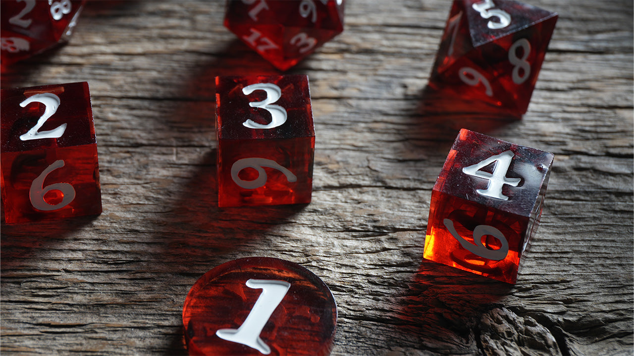 Resin Dice - No Quarter 12pc
