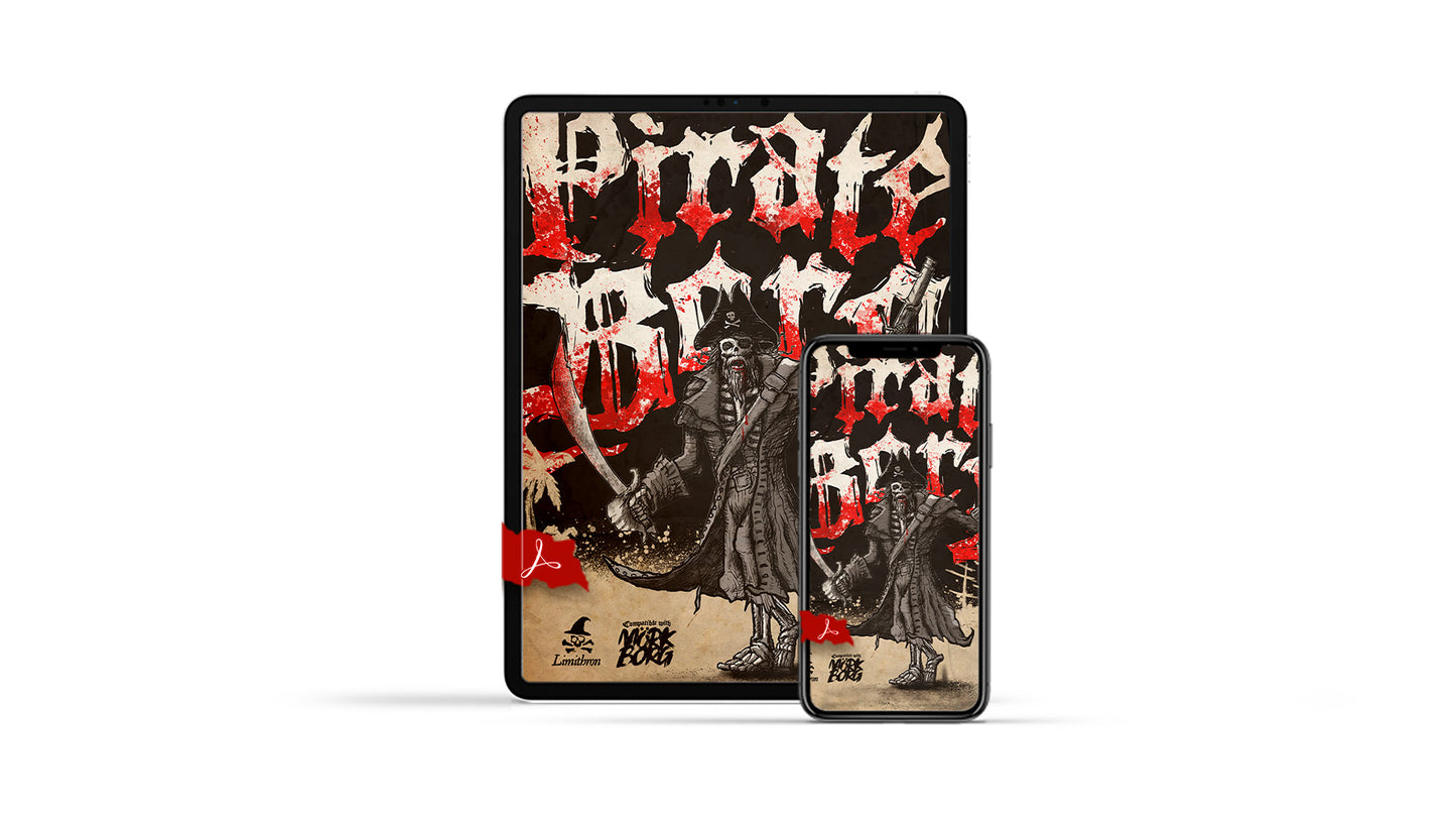 PIRATE BORG Core Book 1st Printing